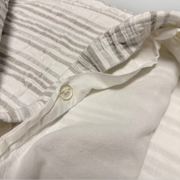 INUP Striped Textured Duvet Cover Sz Queen - Picture 7 of 8